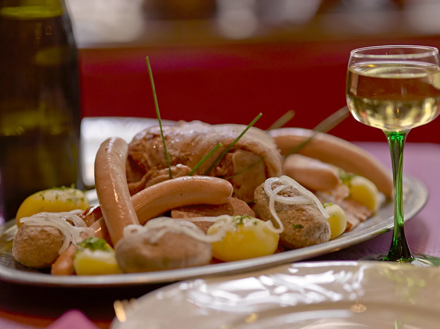 La choucroute photographiée au restaurant Au Vieux Strasbourg