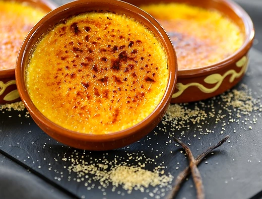 Crème brûlée maison